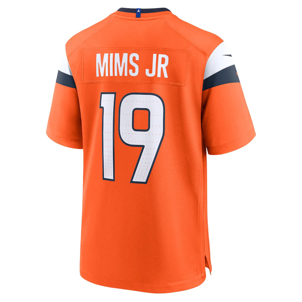 Cooneas D.Broncos #19 Marvin Mims Jr Orange Team Game Stitched Jerseys