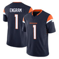 Cooneas D.Broncos #1 Evan Engram Player Navy Limited Vapor F.U.S.E. Home Game Stitched Jerseys