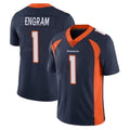 Cooneas D.Broncos #1 Evan Engram Player Navy Vapor Untouchable Limited Game Stitched Jerseys