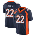 Cooneas D.Broncos #22 Brandon Jones Player Navy Vapor Untouchable Limited Game Stitched Jerseys