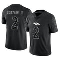 Cooneas D.Broncos #2 Pat Surtain II Player Black Reflective Limited Stitched Jerseys