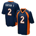 Cooneas D.Broncos #2 Pat Surtain II Player Navy Game Stitched Jerseys