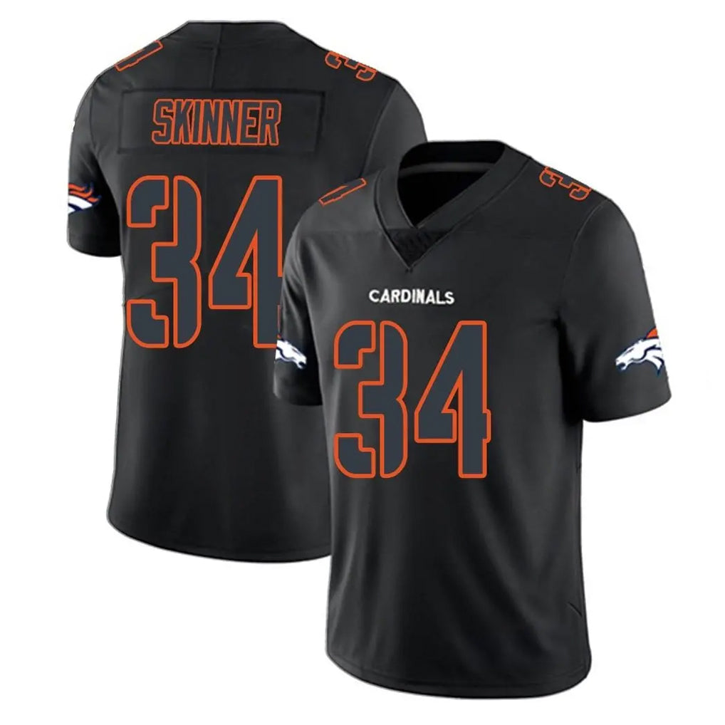 Cooneas D.Broncos #34 JL Skinner Player Black Impact Limited Game Stitched Jerseys