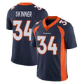 Cooneas D.Broncos #34 JL Skinner Player Navy Vapor Untouchable Limited Game Stitched Jerseys