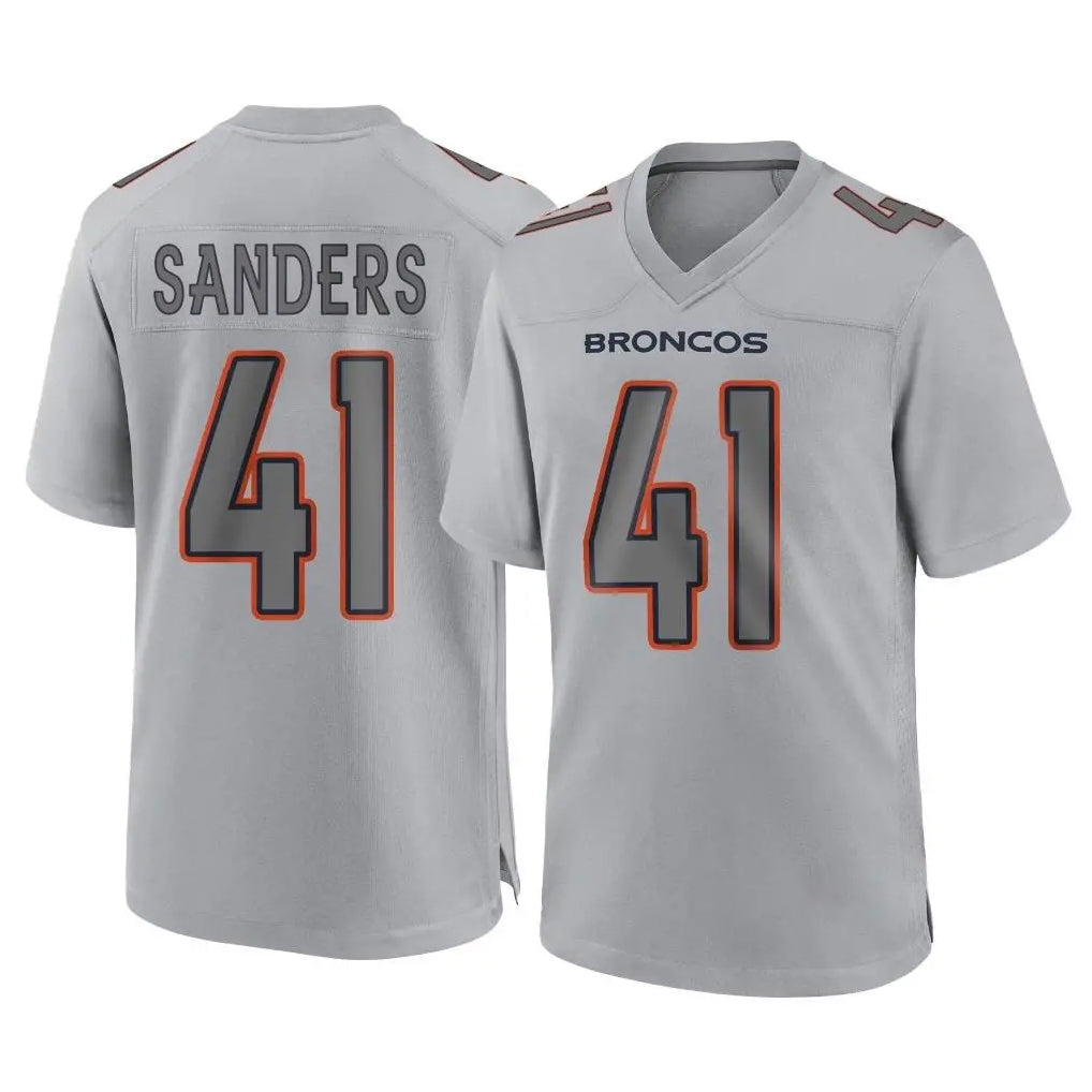 Cooneas D.Broncos #41 Drew Sanders Player Gray Atmosphere Fashion Limited Game Stitched Jerseys