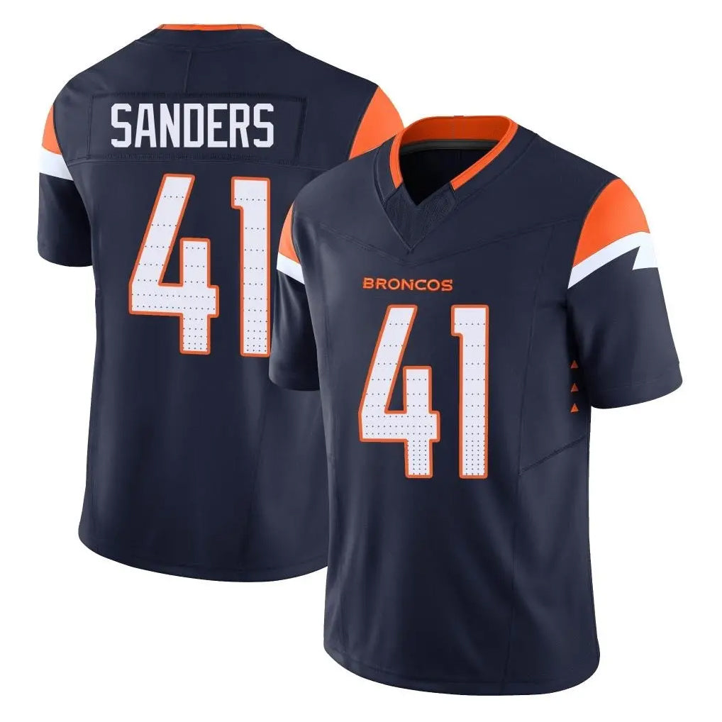 Cooneas D.Broncos #41 Drew Sanders Player Navy Limited Vapor F.U.S.E. Home Game Stitched Jerseys