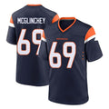 Cooneas D.Broncos #69 Mike McGlinchey Player Navy Home Game Stitched Jerseys