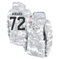 Cooneas D.Broncos #72 Garett Bolles Player Arctic Camo Salute to Service Hoodies Limited Game Stitched Jerseys