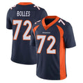 Cooneas D.Broncos #72 Garett Bolles Player Navy Vapor Untouchable Limited Game Stitched Jerseys
