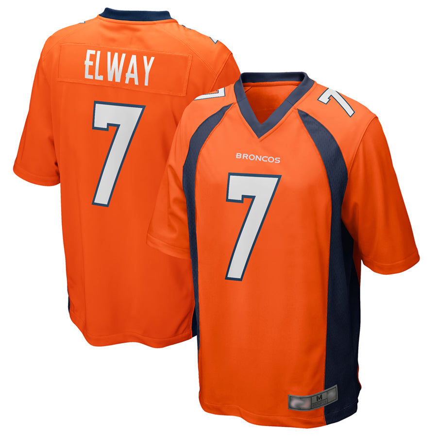 Cooneas D.Broncos #7 John Elway Player Orange Game Stitched Jerseys