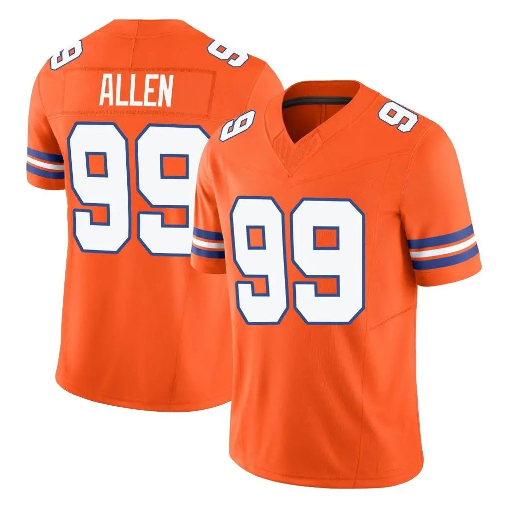 Cooneas D.Broncos #99 Zach Allen Player Orange Limited Alternate Vapor F.U.S.E. Throwback Game Stitched Jerseys