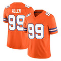 Cooneas D.Broncos #99 Zach Allen Player Orange Limited Alternate Vapor F.U.S.E. Throwback Game Stitched Jerseys