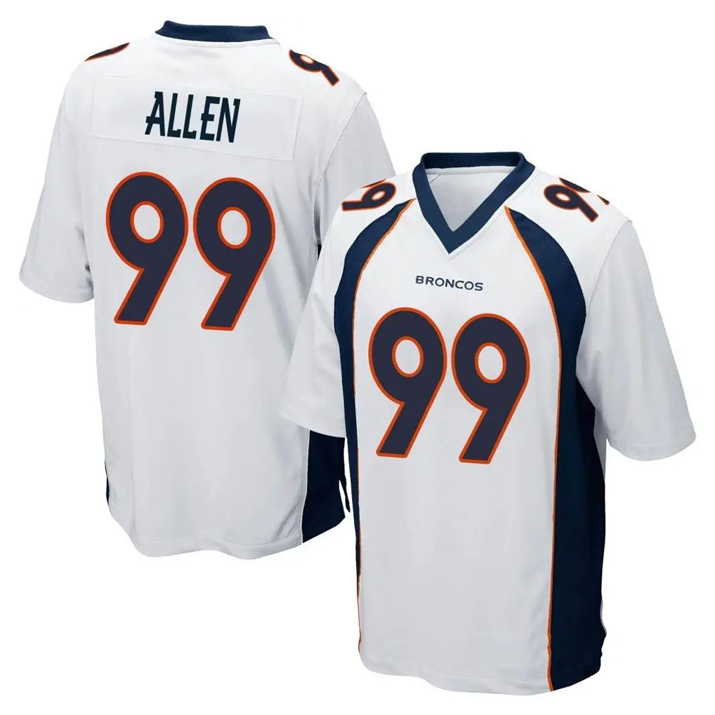 Cooneas D.Broncos #99 Zach Allen Player White Game Stitched Jerseys