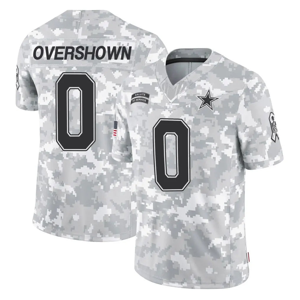 Cooneas D.Cowboys #0 DeMarvion Overshown Player Arctic Camo Salute to Service Limited Home Game Stitched Jerseys