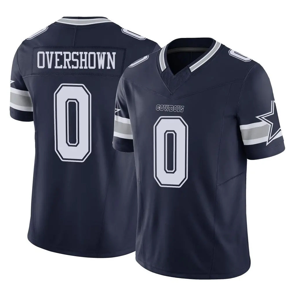 Cooneas D.Cowboys #0 DeMarvion Overshown Player Navy Limited Vapor F.U.S.E. Home Game Stitched Jerseys