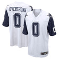 Cooneas D.Cowboys #0 DeMarvion Overshown Player White-Navy Home Game Stitched Jerseys