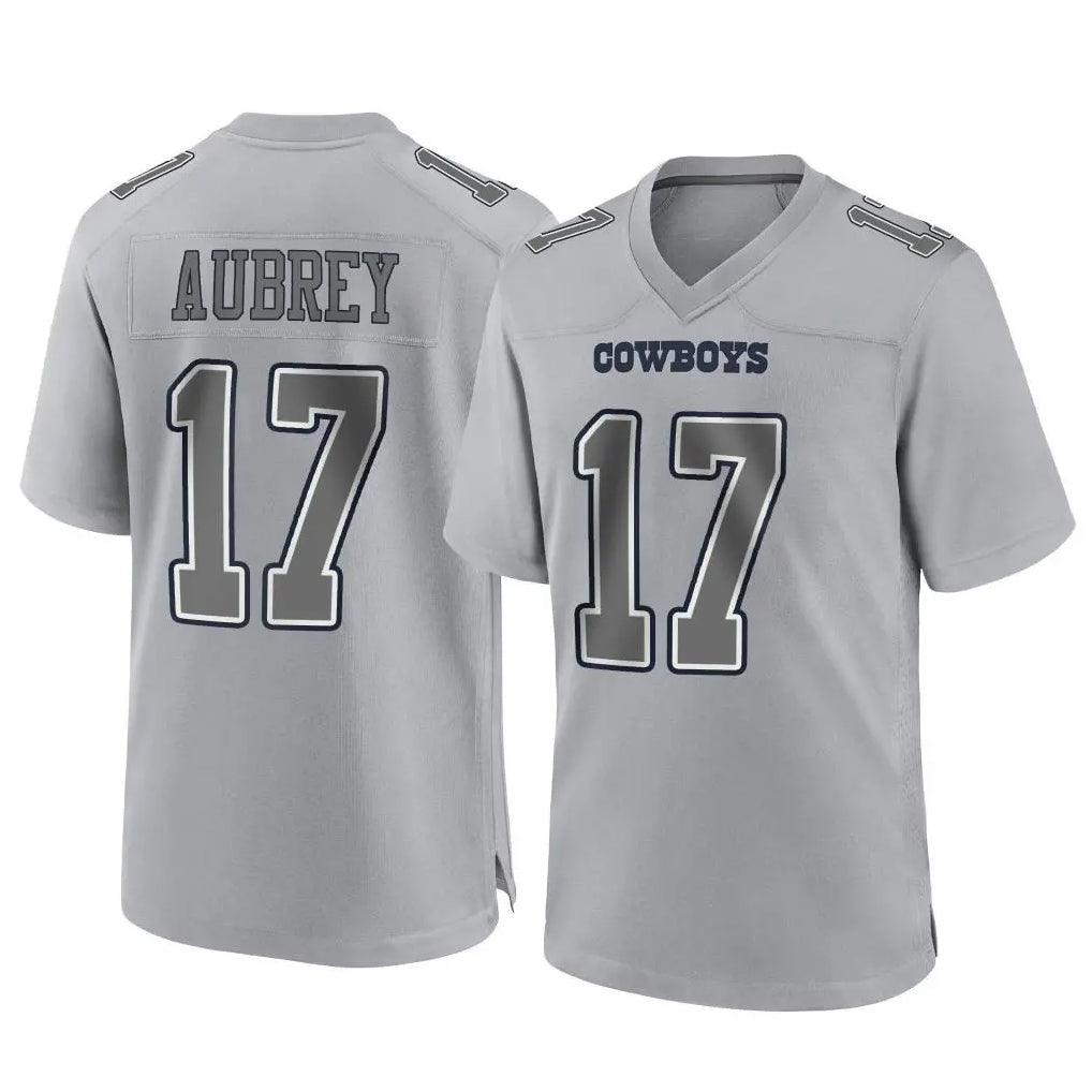 Cooneas D.Cowboys #17 Brandon Aubrey Player Gray Atmosphere Fashion Home Game Stitched Jerseys