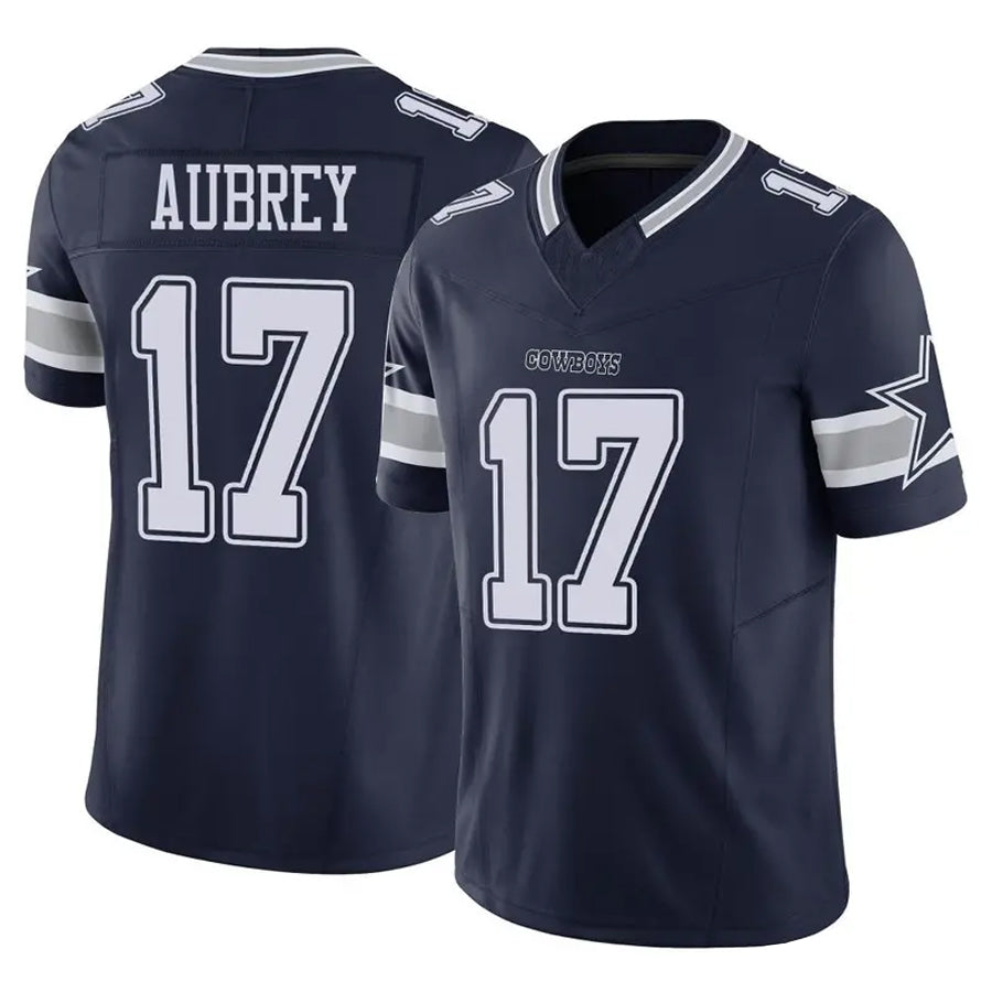 Cooneas D.Cowboys #17 Brandon Aubrey Player Navy Vapor F.U.S.E. Limited Stitched Jerseys