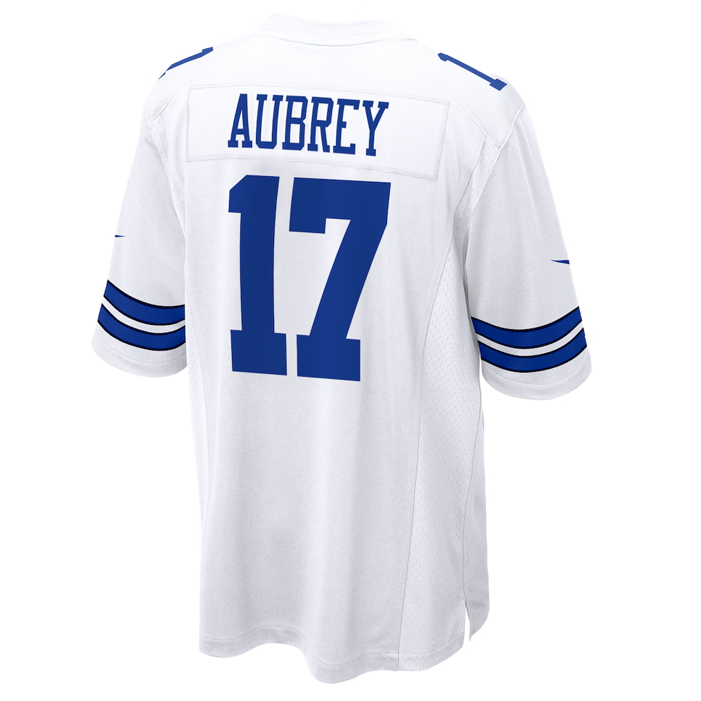 Cooneas D.Cowboys #17 Brandon Aubrey White Game Stitched Jerseys