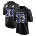 Cooneas D.Cowboys #33 Javonte Williams Player Carbon Black Fashion Home Game Stitched Jerseys