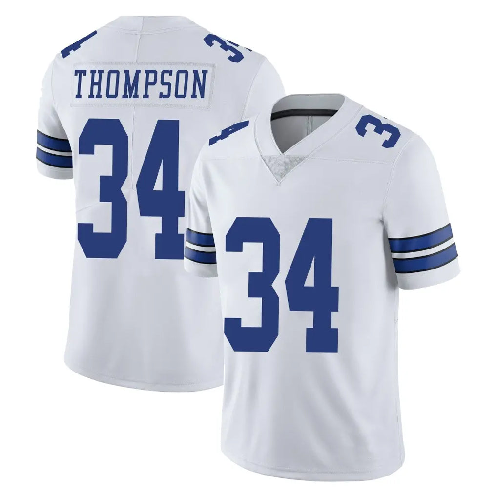 Cooneas D.Cowboys #34 Jalen Thompson Player White Vapor Untouchable Limited Home Game Stitched Jerseys