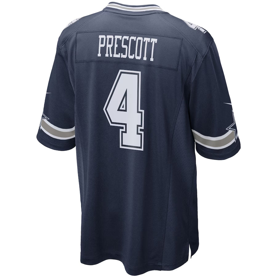 Cooneas D.Cowboys #4 Dak Prescott Player Navy Home Game Stitched Jerseys