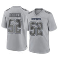 Cooneas D.Cowboys #52 Tyler Booker Player Gray Atmosphere Fashion Home Game Stitched Jerseys