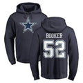 Cooneas D.Cowboys #52 Tyler Booker Player Navy Pullover Hoodies Limited Stitched Jerseys