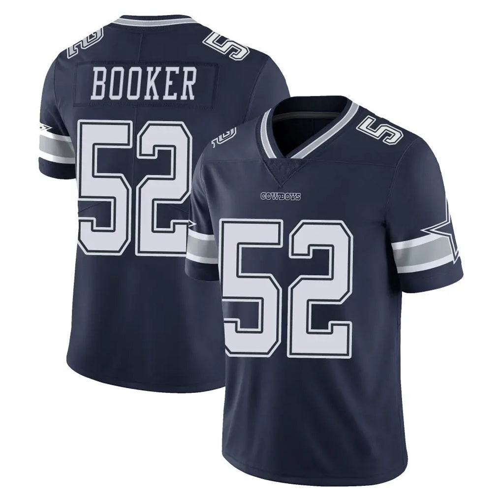 Cooneas D.Cowboys #52 Tyler Booker Player Navy Vapor Untouchable Limited Home Game Stitched Jerseys