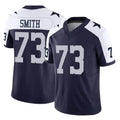 Cooneas D.Cowboys #73 Tyler Smith Player Navy-White Limited Alternate Vapor F.U.S.E. Home Game Stitched Jerseys