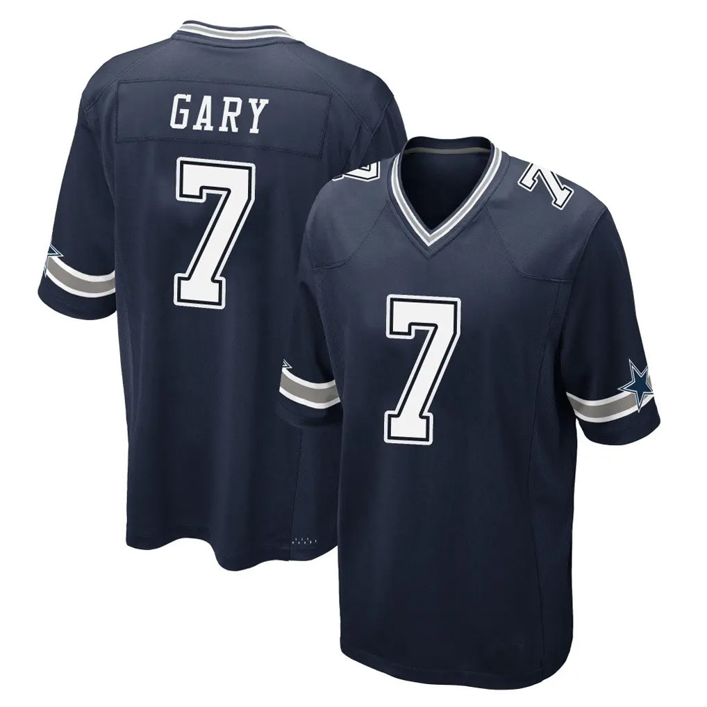 Cooneas D.Cowboys #7 Rashan Gary Player Navy Home Game Stitched Jerseys