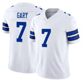 Cooneas D.Cowboys #7 Rashan Gary Player White Limited Vapor F.U.S.E. Home Game Stitched Jerseys