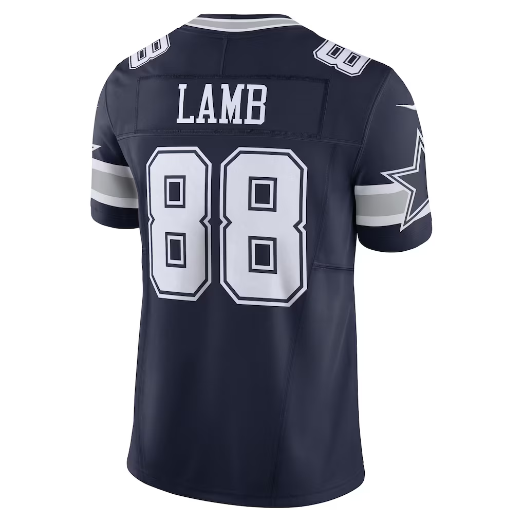 Cooneas D.Cowboys #88 CeeDee Lamb Navy Vapor F.U.S.E. Limited Stitched Jersey