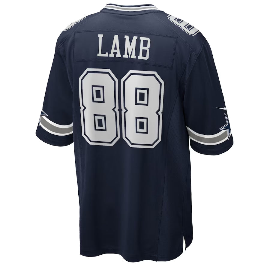 Cooneas D.Cowboys #88 CeeDee Lamb Player Navy Home Game Stitched Jerseys