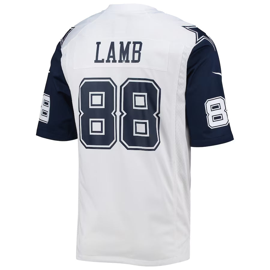 Cooneas D.Cowboys #88 CeeDee Lamb Player White Alternate Game Stitched Jerseys