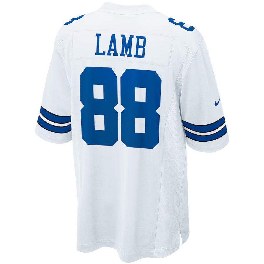 Cooneas D.Cowboys #88 CeeDee Lamb Player White Home Game Stitched  Jerseys