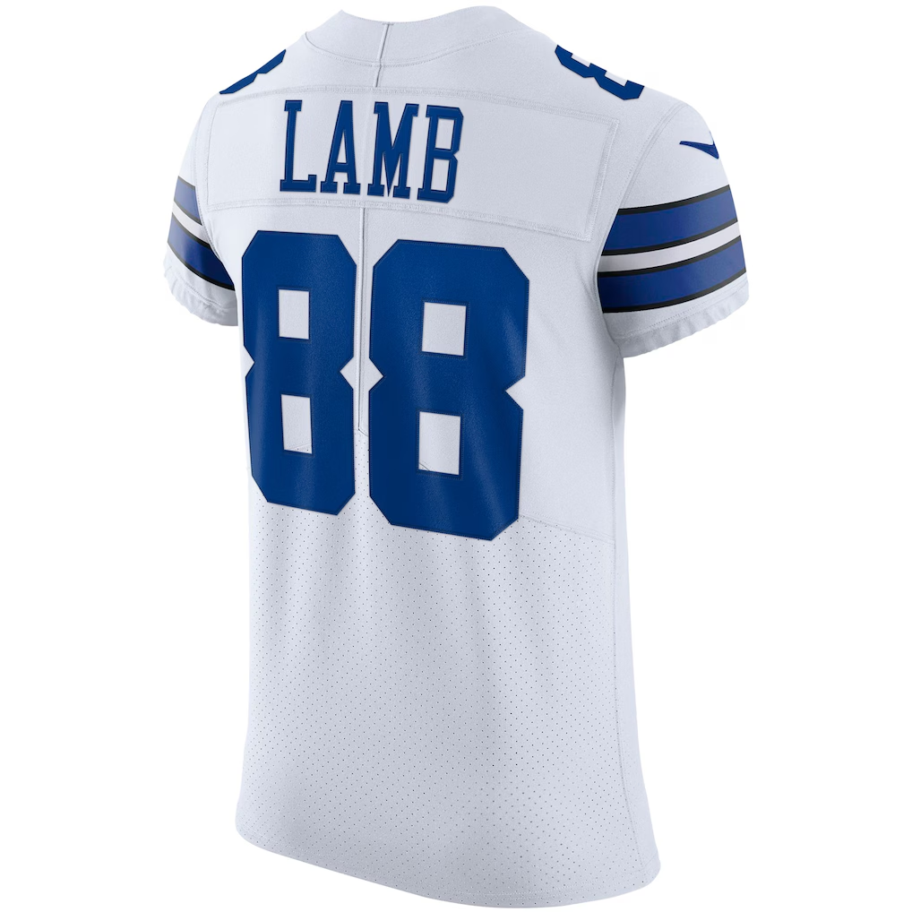 Cooneas D.Cowboys #88 CeeDee Lamb White Vapor Elite Jersey Stitched Jerseys