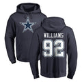 Cooneas D.Cowboys #92 Quinnen Williams Player Navy Pullover Hoodies Limited Stitched Jerseys