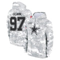 Cooneas D.Cowboys #97 Kenny Clark Player Arctic Camo Salute to Service Hoodies Limited Game Stitched Jerseys