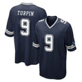 Cooneas D.Cowboys #9 KaVontae Turpin Player Navy Home Game Stitched Jerseys