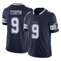 Cooneas D.Cowboys #9 KaVontae Turpin Player Navy Limited Vapor F.U.S.E. Home Game Stitched Jerseys