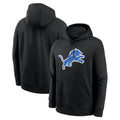 Cooneas D.Lions Black Salute to Service Pullover Hoodies Limited Blank Player Stitched Jerseys