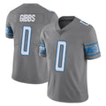 Cooneas D.Lions #0 Jahmyr Gibbs Player Gray Vapor Untouchable Limited Home Game Stitched Jerseys