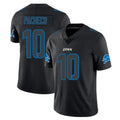 Cooneas D.Lions #10 Isiah Pacheco Player Black Impact Limited Home Game Stitched Jerseys
