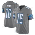 Cooneas D.Lions #16 Jared Goff Player Gray Vapor Untouchable Limited Home Game Stitched Jerseys