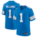 Cooneas D.Lions #1 Jameson Williams Player Blue Replica Game Stitched Jerseys
