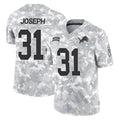 Cooneas D.Lions #31 Kerby Joseph Player Arctic Camo Salute To Service Limited Stitched Jerseys
