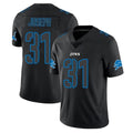 Cooneas D.Lions #31 Kerby Joseph Player Black Impact Limited Home Game Stitched Jerseys