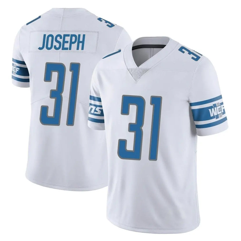 Cooneas D.Lions #31 Kerby Joseph Player White Limited Vapor Untouchable Home Game Stitched Jerseys