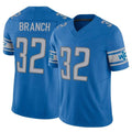 Cooneas D.Lions #32 Brian Branch Player Blue Vapor F.U.S.E. Limited Home Game Stitched Jerseys